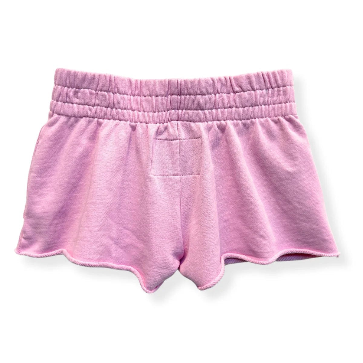 Katie J Baby Pink Tristan Shorts for Girls - Soft Cotton High Waist Shorts with Stretch - Perfect for Summer, Playdates & Casual Outfits