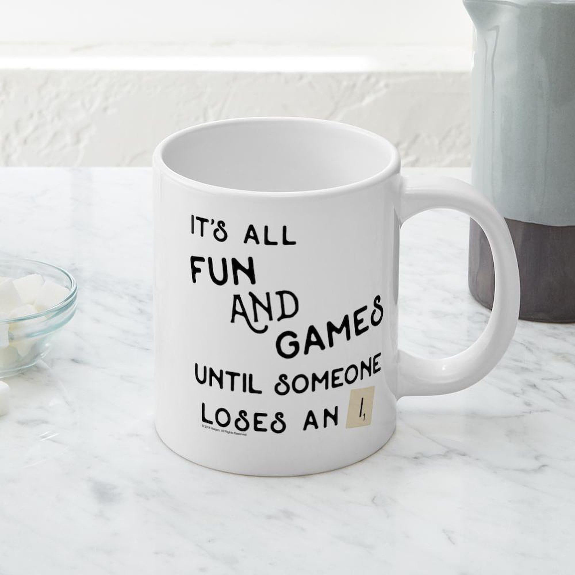CafePress Scrabble Fun And Games 20 oz Ceramic Coffee Mega Mug - Perfect for Game Nights & Office Breaks