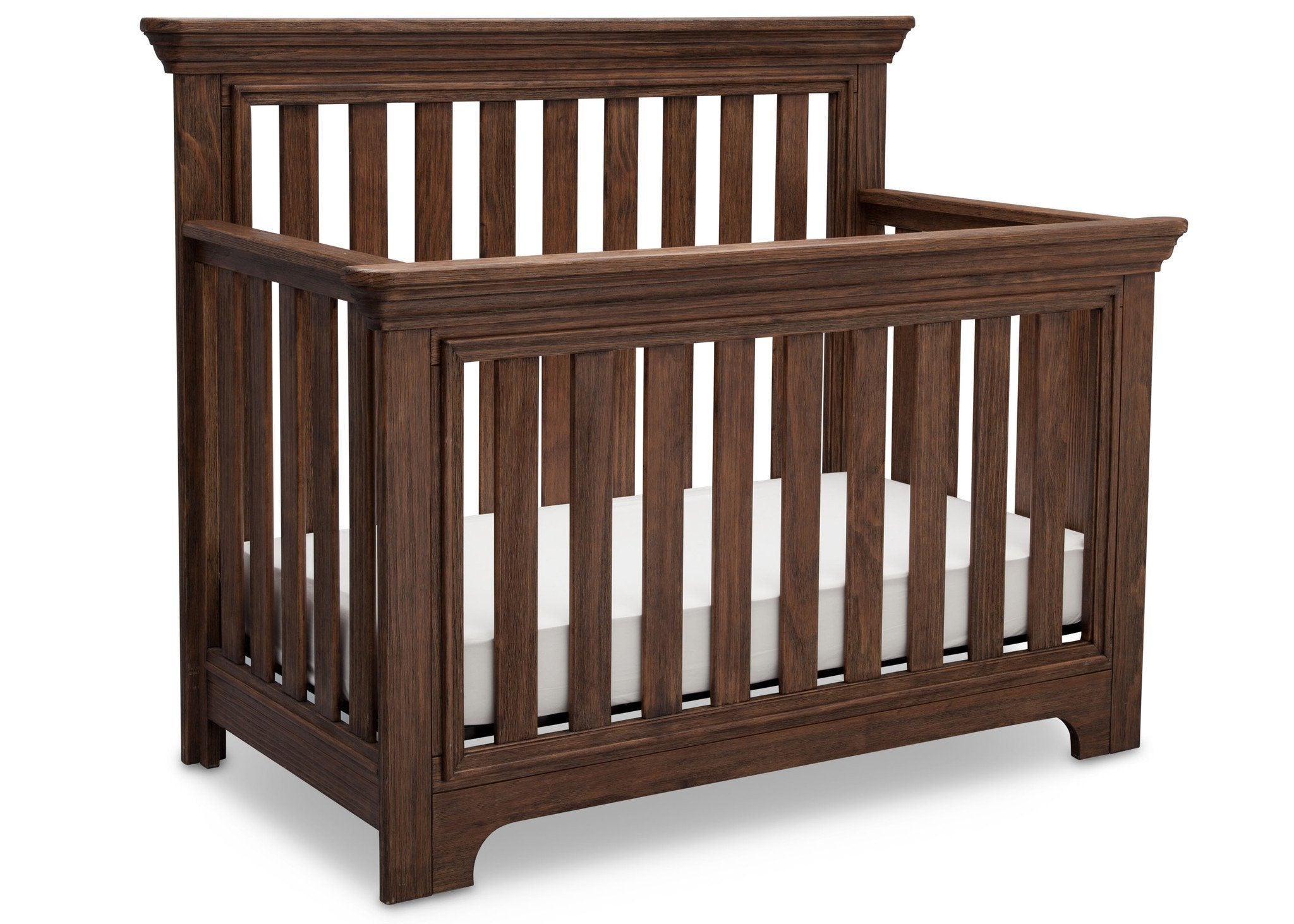 Langley 4-in-1 Convertible Baby Crib - Toddler Bed, Daybed & Full-Size Bed - Safe Nursery Furniture for Newborns to Teens - Perfect for Bedrooms, Daycare & Guest Rooms