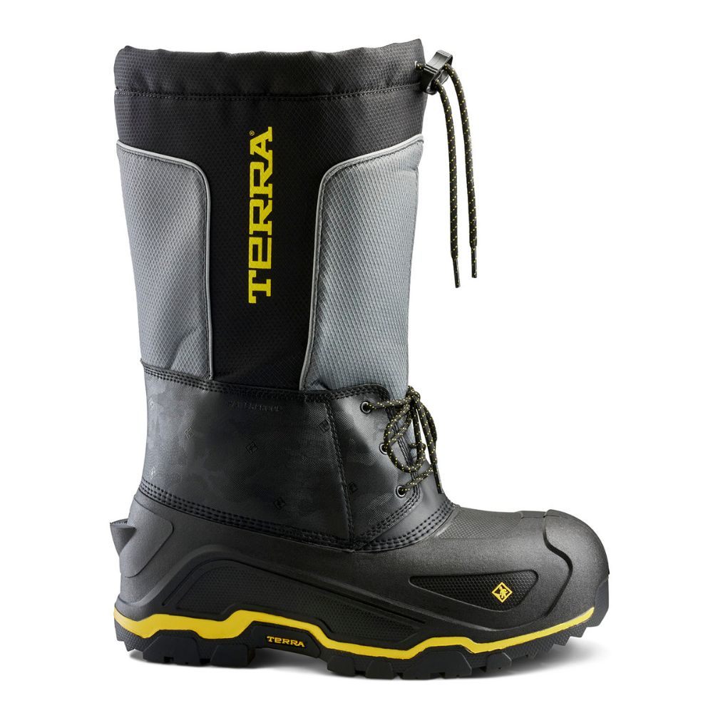 Terra Stormbreaker Unisex Waterproof Winter Safety Boots with Composite Toe - TR0A839ABLK Black | Slip Resistant Work Boots for Construction, Hiking & Outdoor Activities