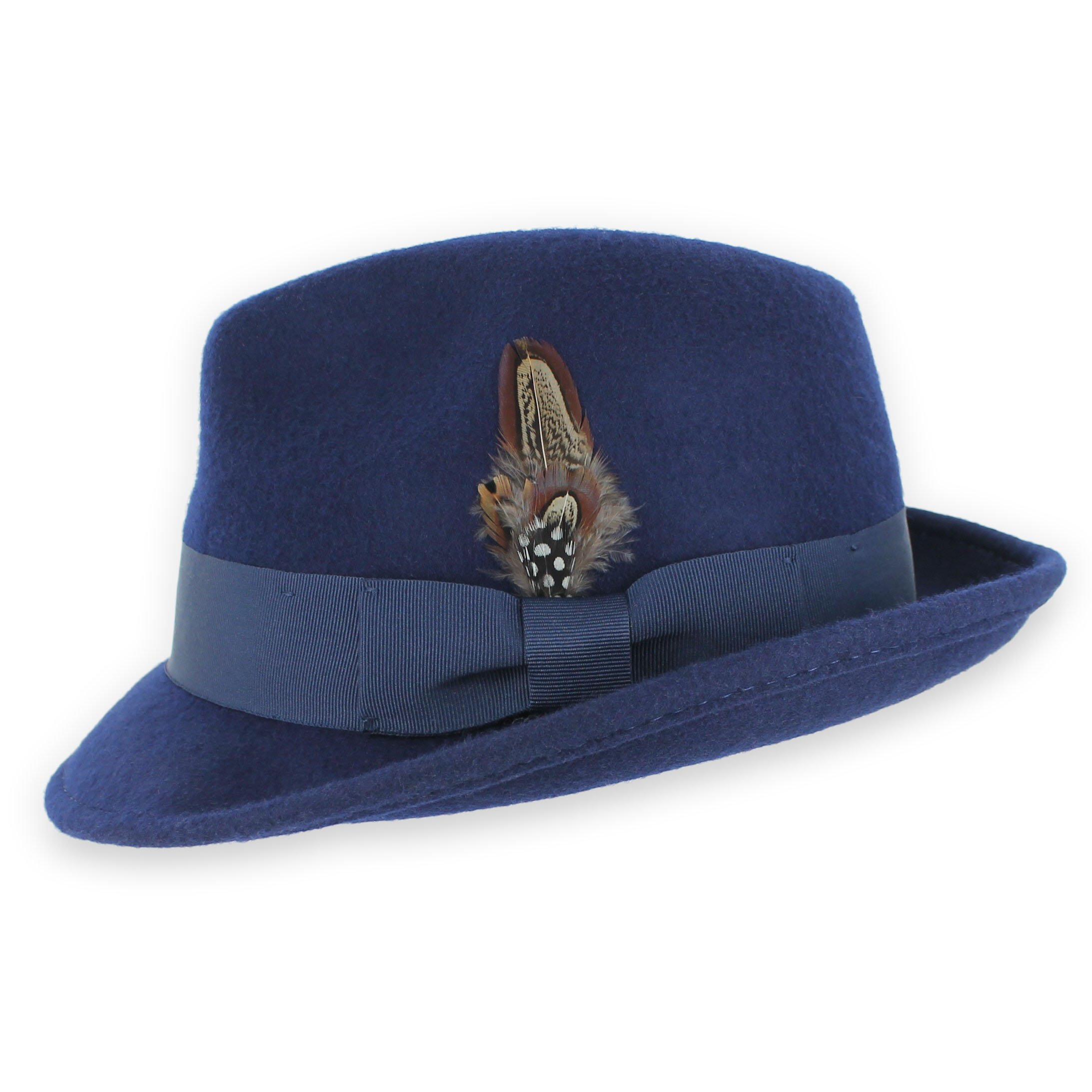 Stylish Men's Fedora Hat - Classic Wool Felt Dress Hat for Formal & Casual Wear - Perfect for Weddings, Parties, and Everyday Fashion