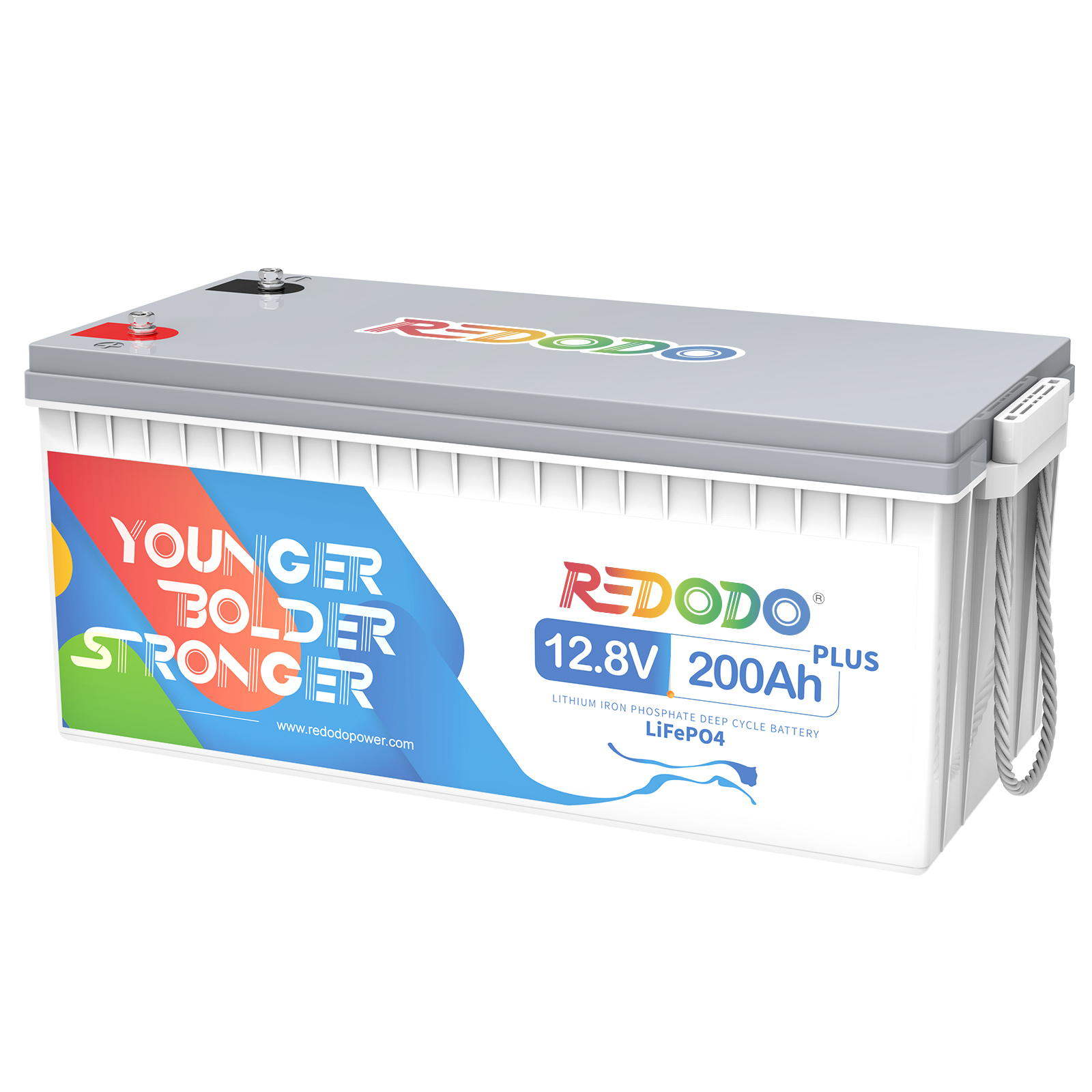 Redodo 12V 200Ah Plus LiFePO4 Deep Cycle Battery | 2.56kWh & 2.56kW Power | Like New Condition | Perfect for RV, Solar, Marine & Off-Grid Energy Storage