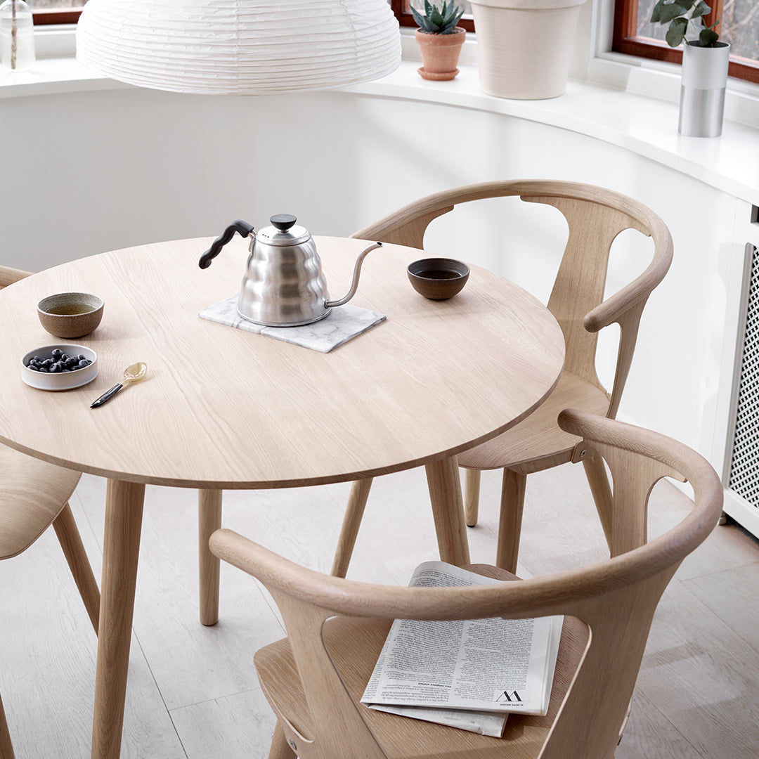 SK1 Modern Dining Chair - Mid-Century Style Wooden Chair for Kitchen, Dining Room & Office - Comfortable & Sturdy Seating Solution