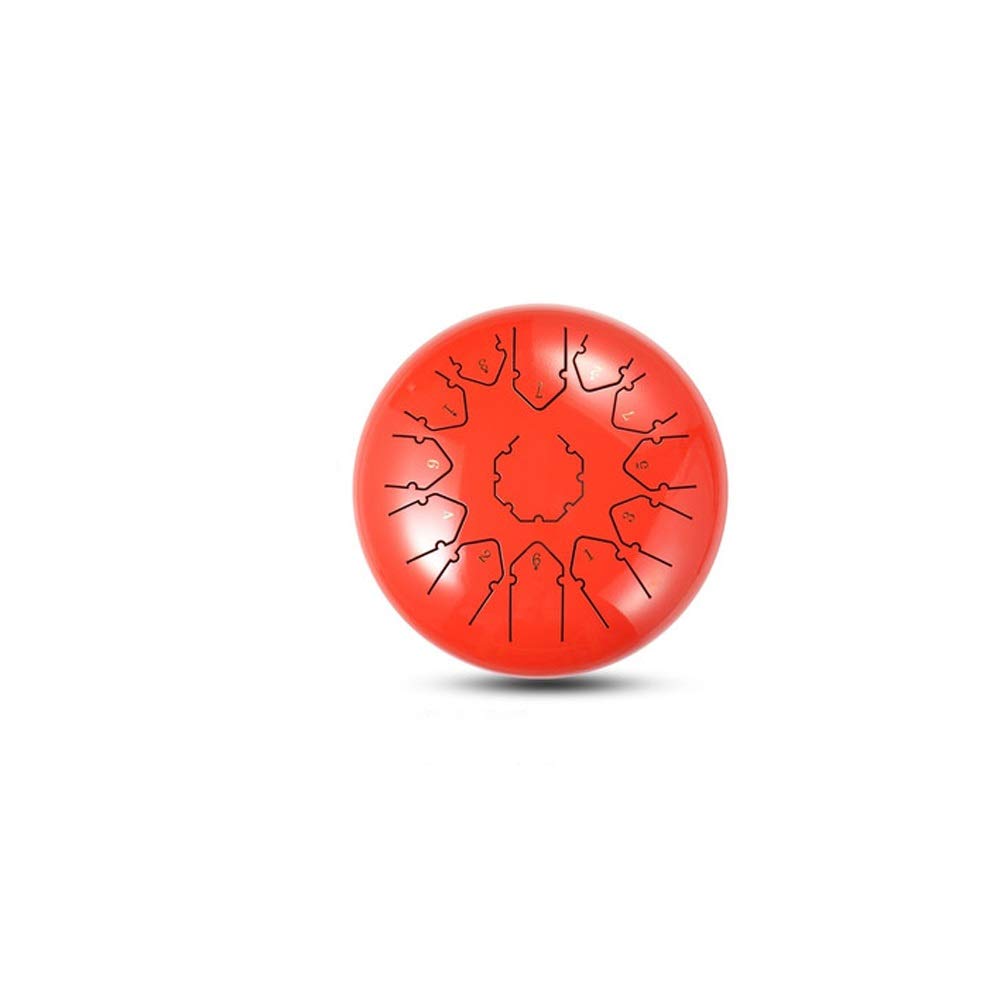 12-Inch Tunable Steel Tongue Drum - 13-Note Hand Pan Drum Percussion Instrument with Mallets | Perfect for Meditation, Music Therapy & Relaxation
