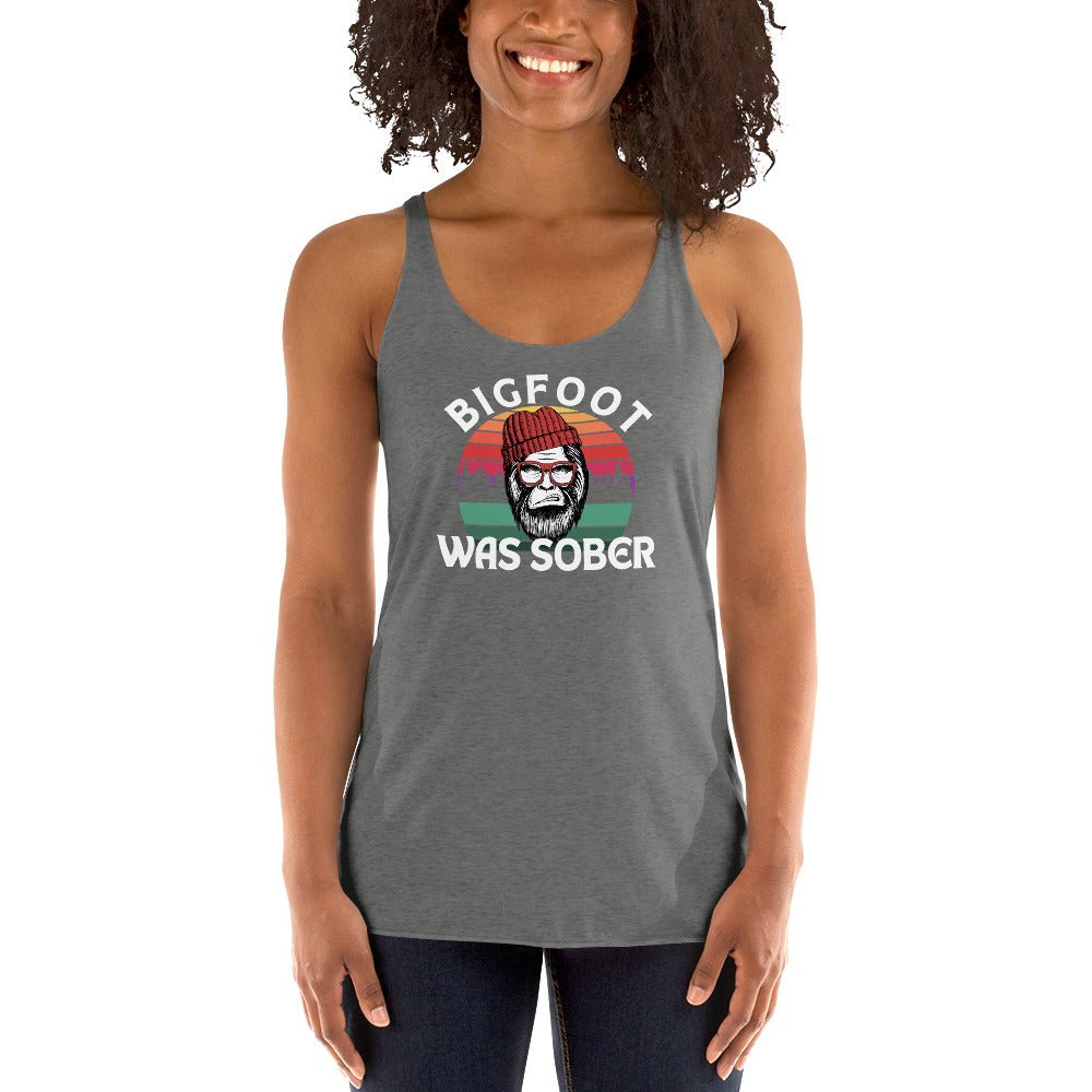 Mythical Sober Strength Racerback Tank Top for Women - Workout & Gym Essential - Perfect for Yoga, Running & Fitness Training