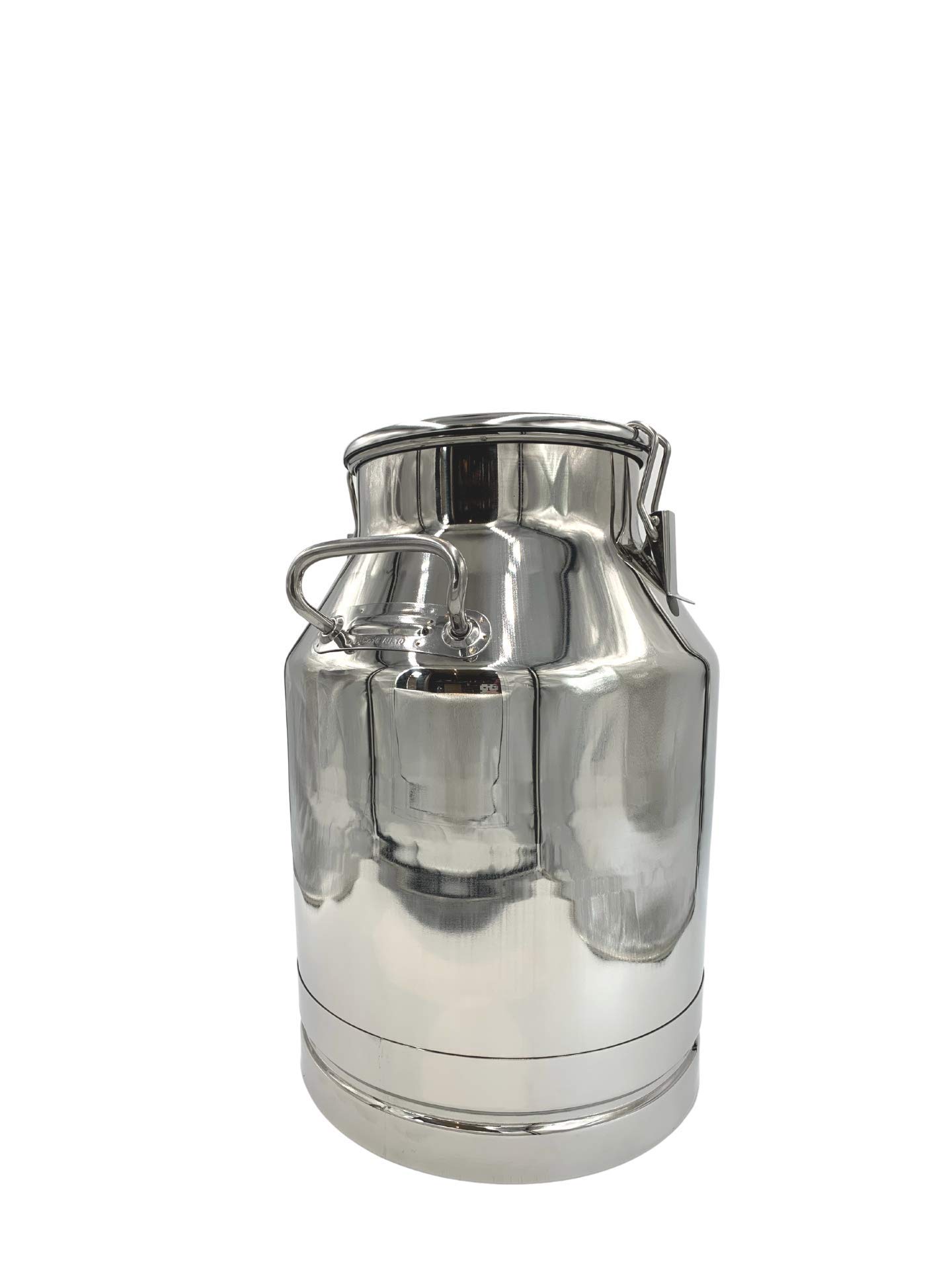 Premium 304 Stainless Steel Milk & Maple Syrup Transport Can with Airtight Lid - 30 Liter (7.9 Gal) Food-Grade Container w/ Optional Spigot Dispenser - Ideal for Dairy Farms, Commercial Kitchens & Bulk Liquid Storage