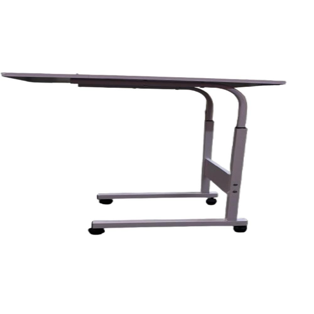 Adjustable Multi-Purpose Laptop Table with Wheels for Sofa, Bed, Home Office & Coffee Shop - Portable Workstation for Notebooks & Computers