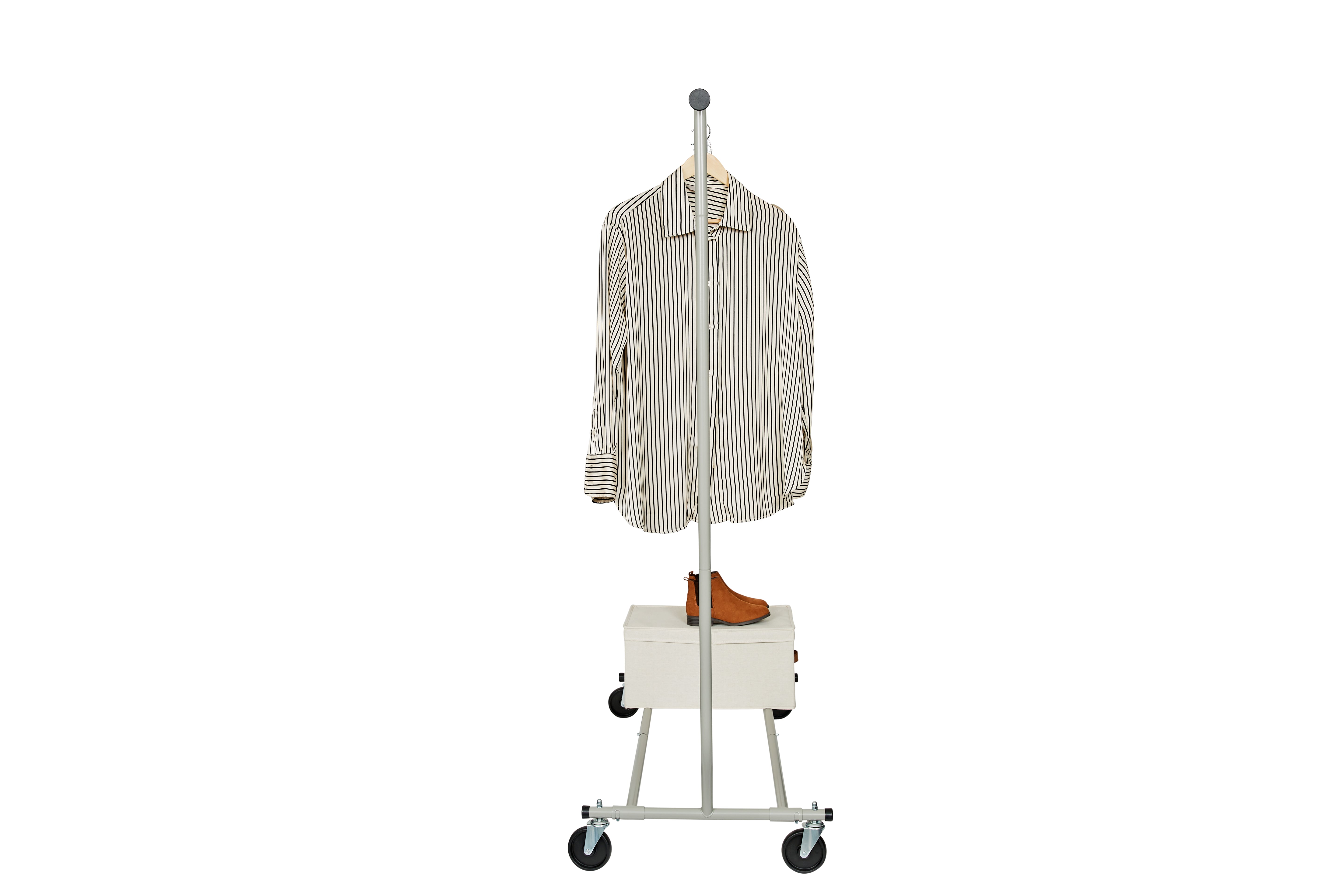 Heavy Duty Garment Rack with Wheels - Extra Sturdy Clothes Hanging Rack for Commercial Use, Large Capacity Clothing Rack for Retail Stores, Boutiques, and Home Organization