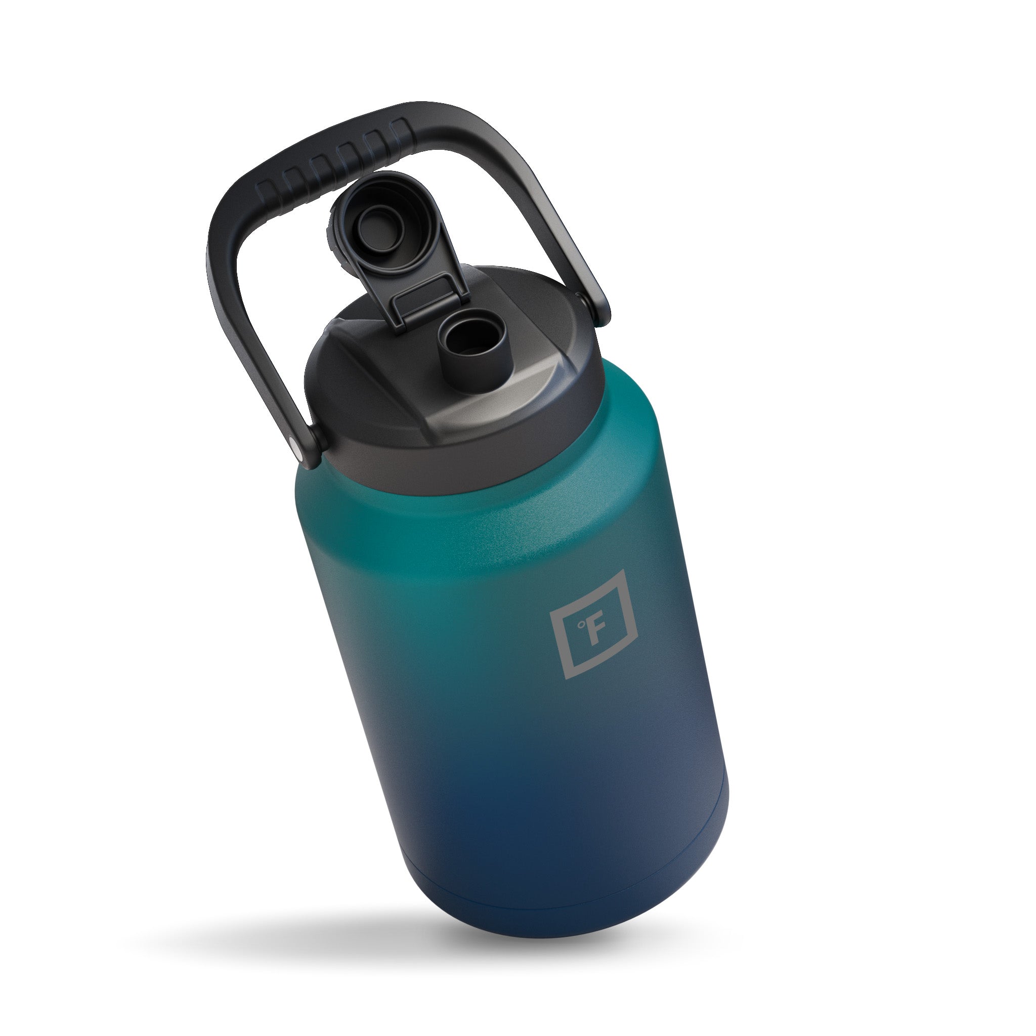 1 Gallon BPA-Free Water Bottle with Spout Lid - Large Capacity Leakproof Jug for Gym, Hiking, Camping & Outdoor Activities