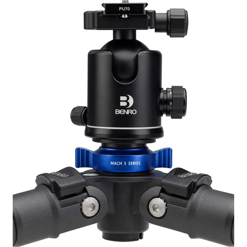 Benro TMA37C Series 3 Mach3 Carbon Fiber Tripod - Lightweight Professional Camera Tripod for Photography & Videography - Perfect for Travel, Outdoor Shoots & Studio Work