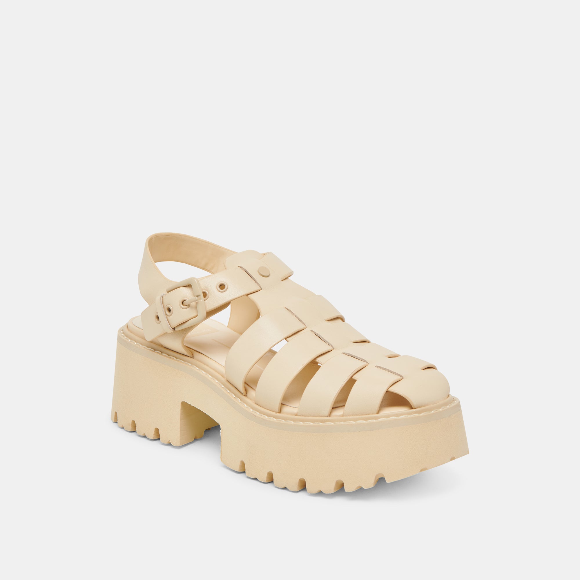 LASLY Women's Light Yellow Leather Tonal Sandals - Comfortable Casual Summer Shoes for Beach, Vacation & Everyday Wear