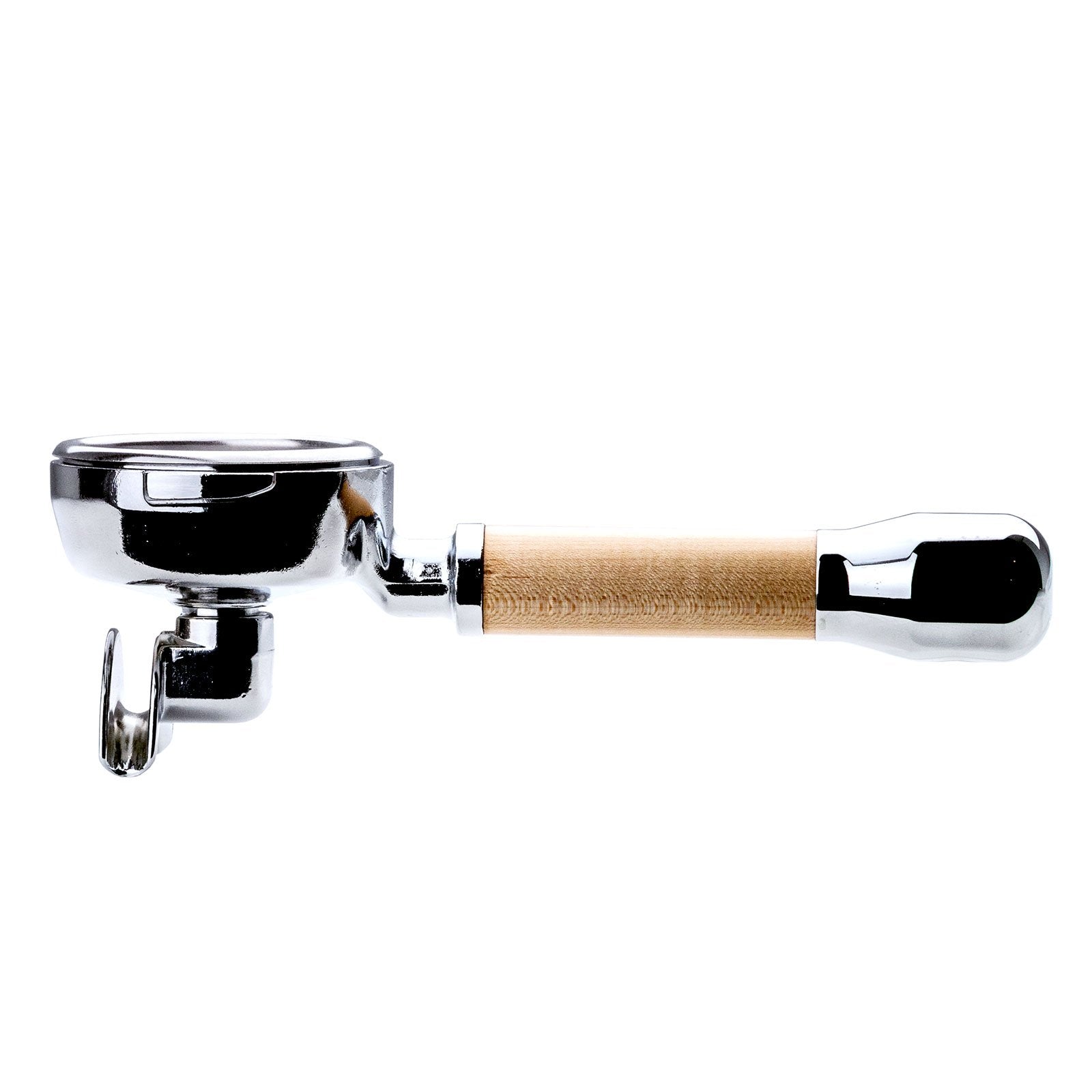 Premium Style 7 Wood Spouted Portafilter for Espresso Machines - Perfect for Home Baristas & Coffee Shops - Durable & Stylish Coffee Accessory