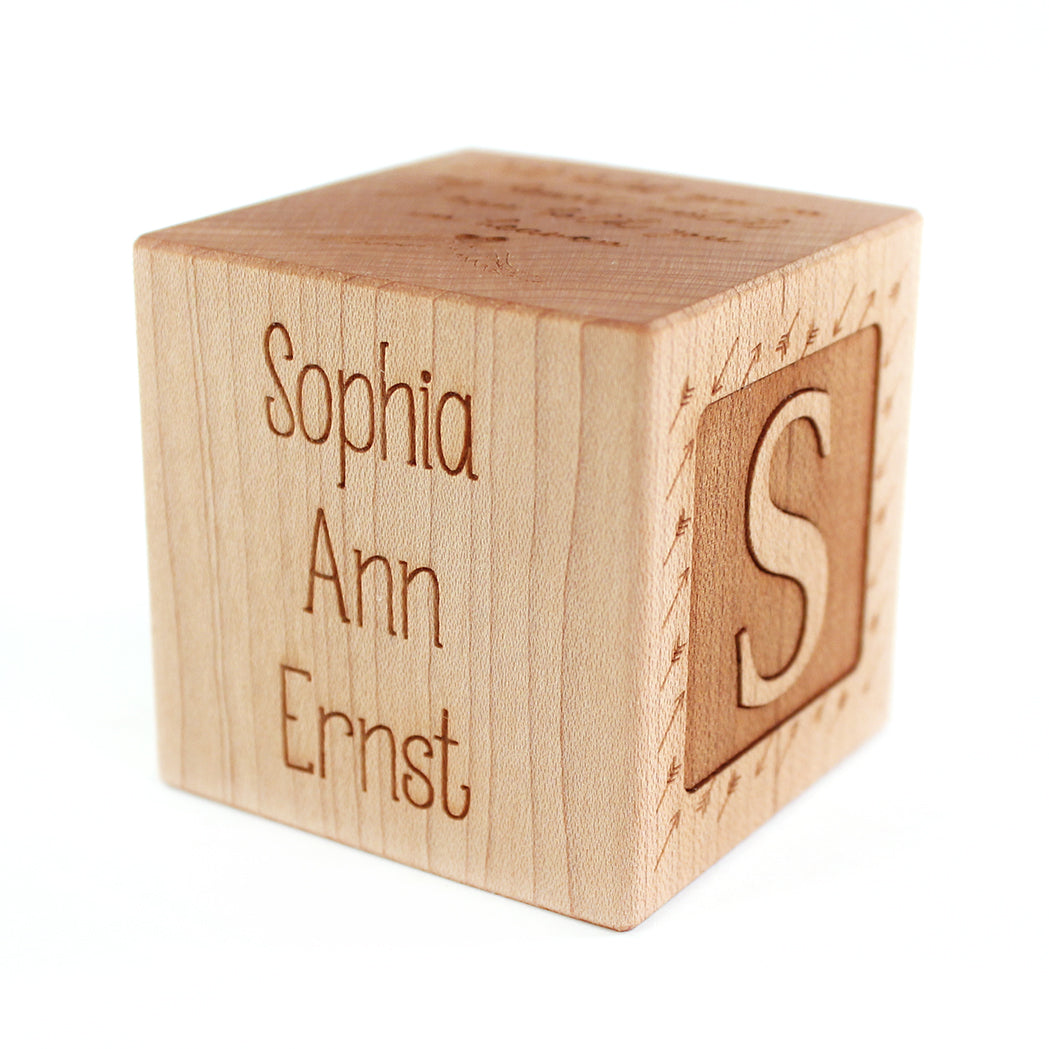 Personalized Baby Memorial Keepsake Block - Engraved Wooden Photo Frame for Cherished Memories | Perfect for Nursery Decor, Baby Shower Gifts & Angel Remembrance