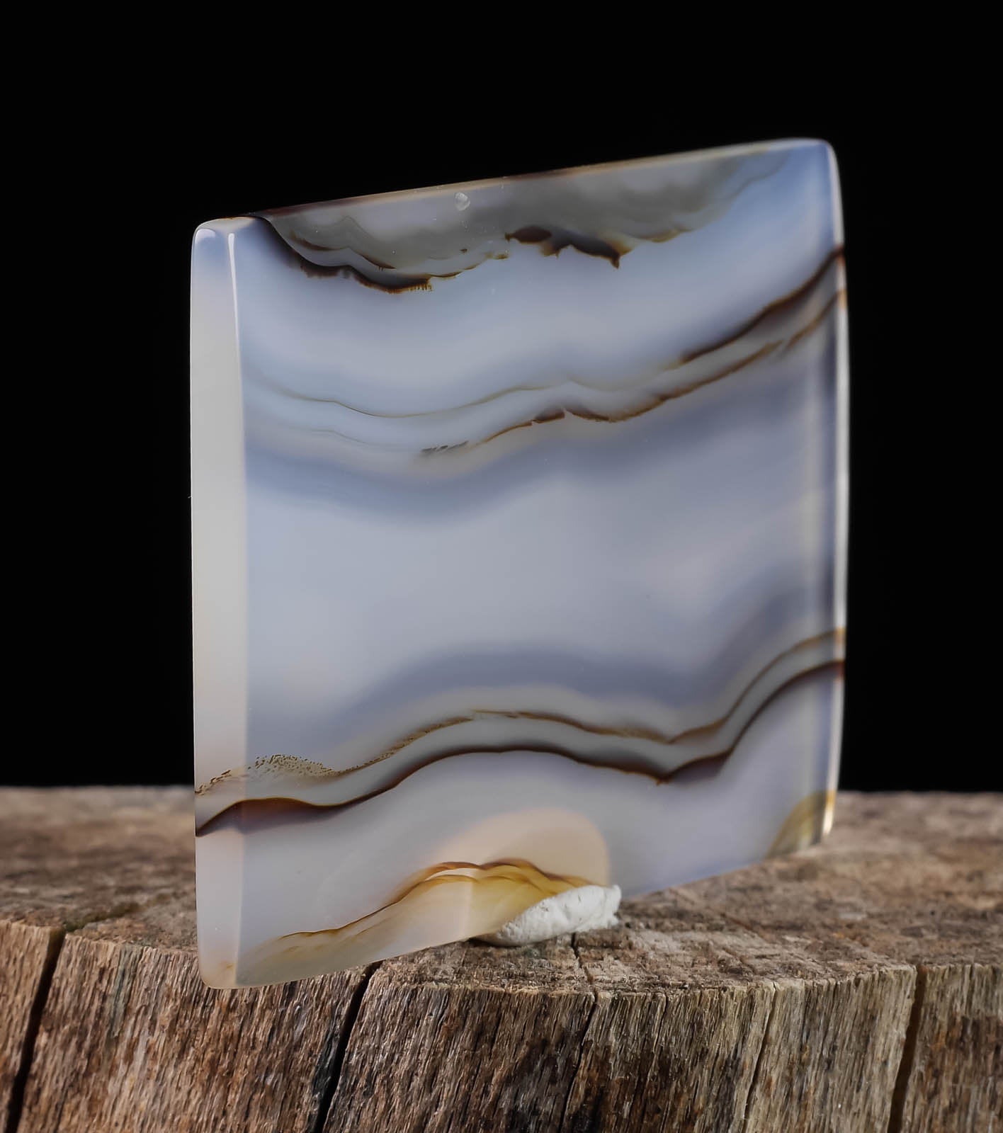 IRIS AGATE Crystal Cabochon Rectangle - Natural Gemstone for Jewelry Making, Healing Crystals, DIY Crafts | Perfect for Pendants, Rings & Spiritual Healing