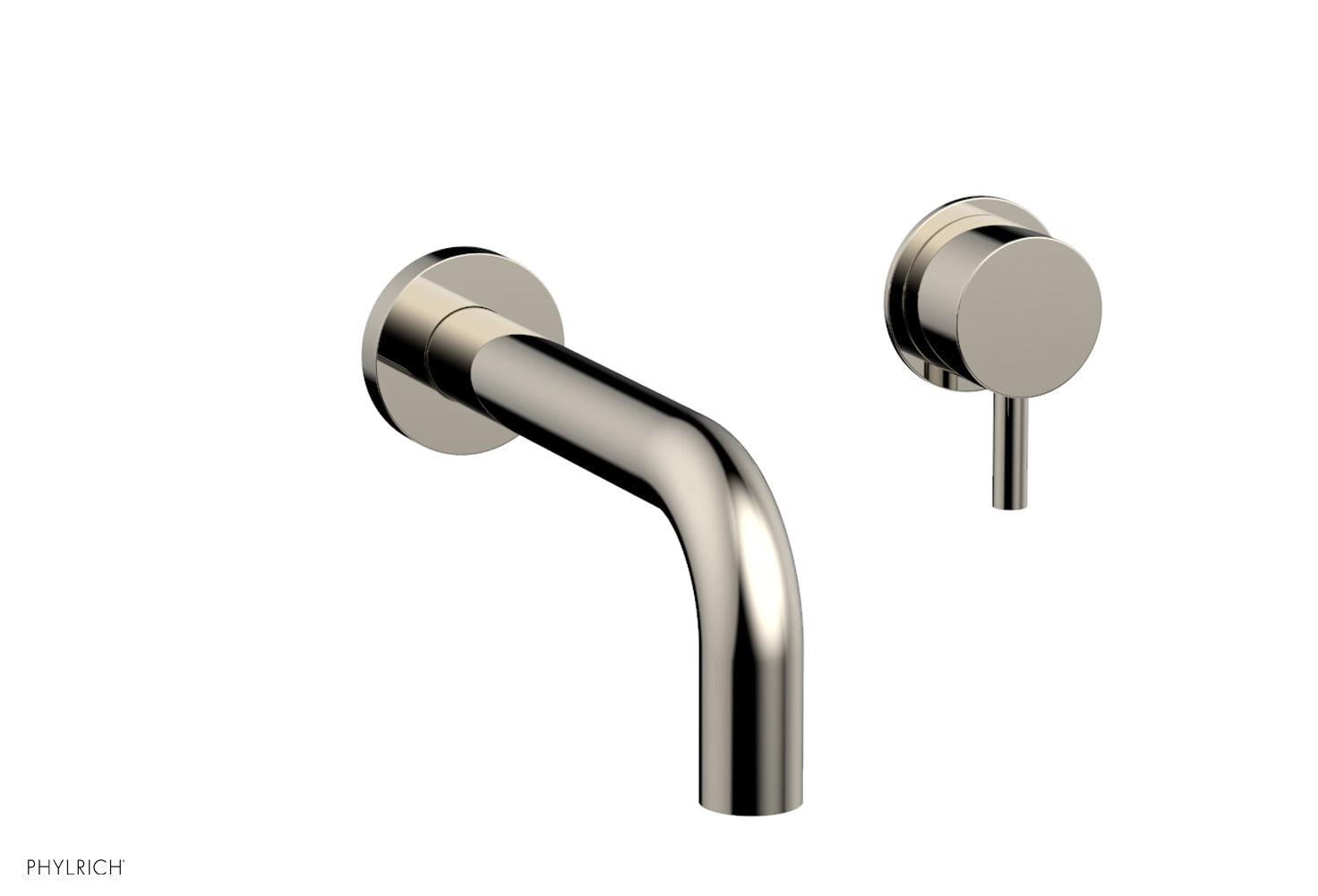 Basic II Single Handle Wall Mount Lavatory Faucet Set with Lever Handle - Model 230 15 - Perfect for Bathroom Sink, Powder Room, and Guest Bath Installation