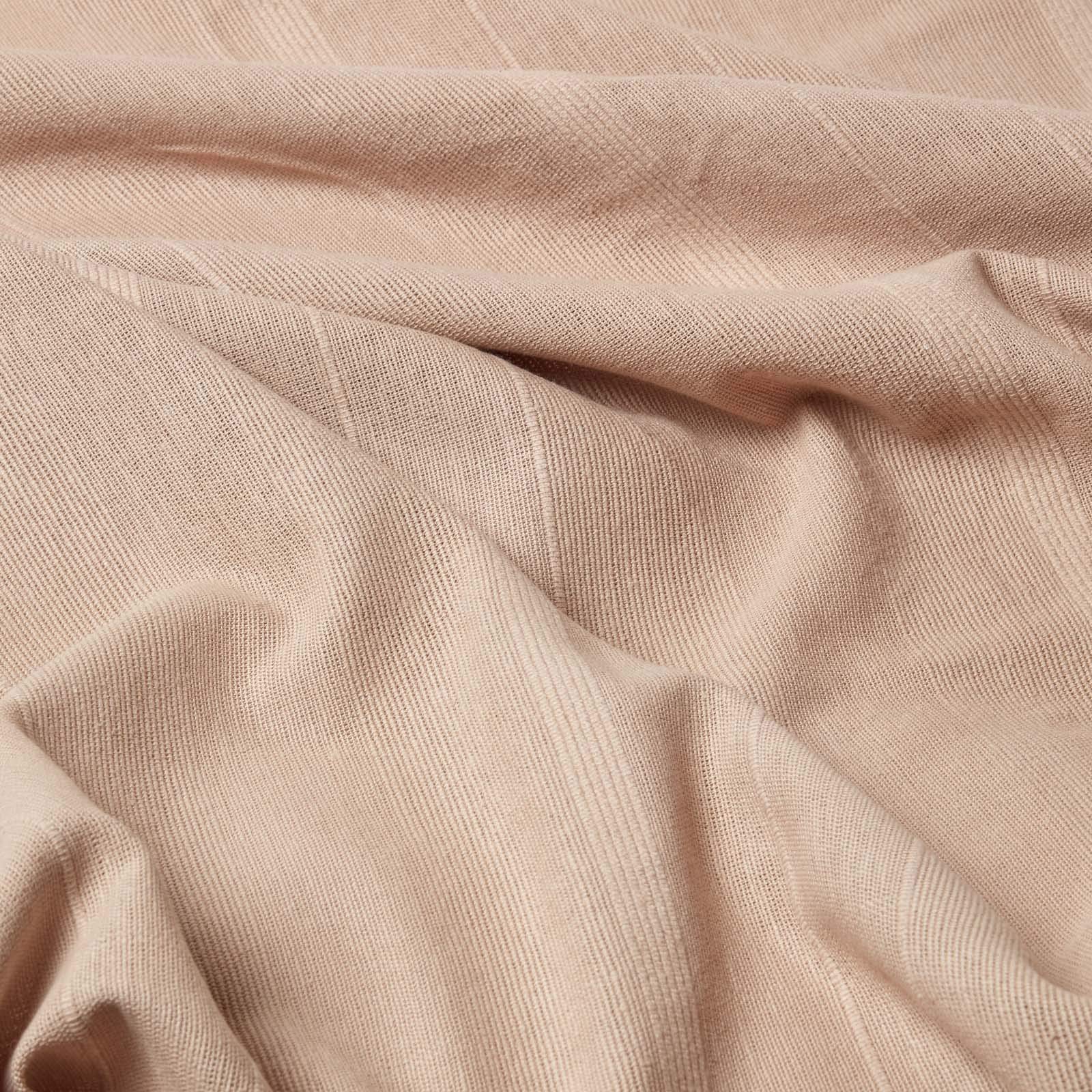 Rajput Ribbed Throw Blanket - 90 x 100 Inches - Handmade 100% Cotton Beige Sofa Cover - King Size Bedspread for Double Bed - Machine Washable & Easy Care - Perfect for Living Room Decor, Bedroom Coziness & Home Styling
