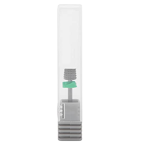 Tungsten Steel Round Head Nail Drill Bit - 1pc Professional Manicure Pedicure Tool for Home & Salon Use - Perfect for Nail Polishing, Grinding & Shaping (Green) | Ideal for DIY Nail Care, Acrylic Nail Art & Salon Professional Services
