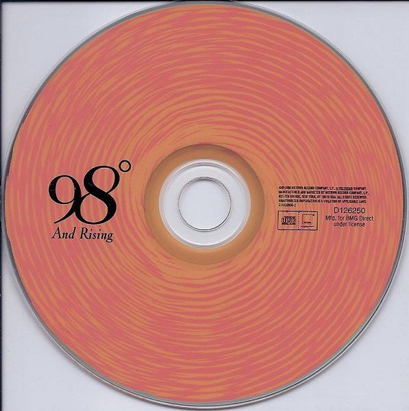 98° And Rising (CD, Album) - Exclusive Club Edition by BMG - Near Mint or Mint Condition - Perfect for 90s Music Collectors & Boy Band Fans
