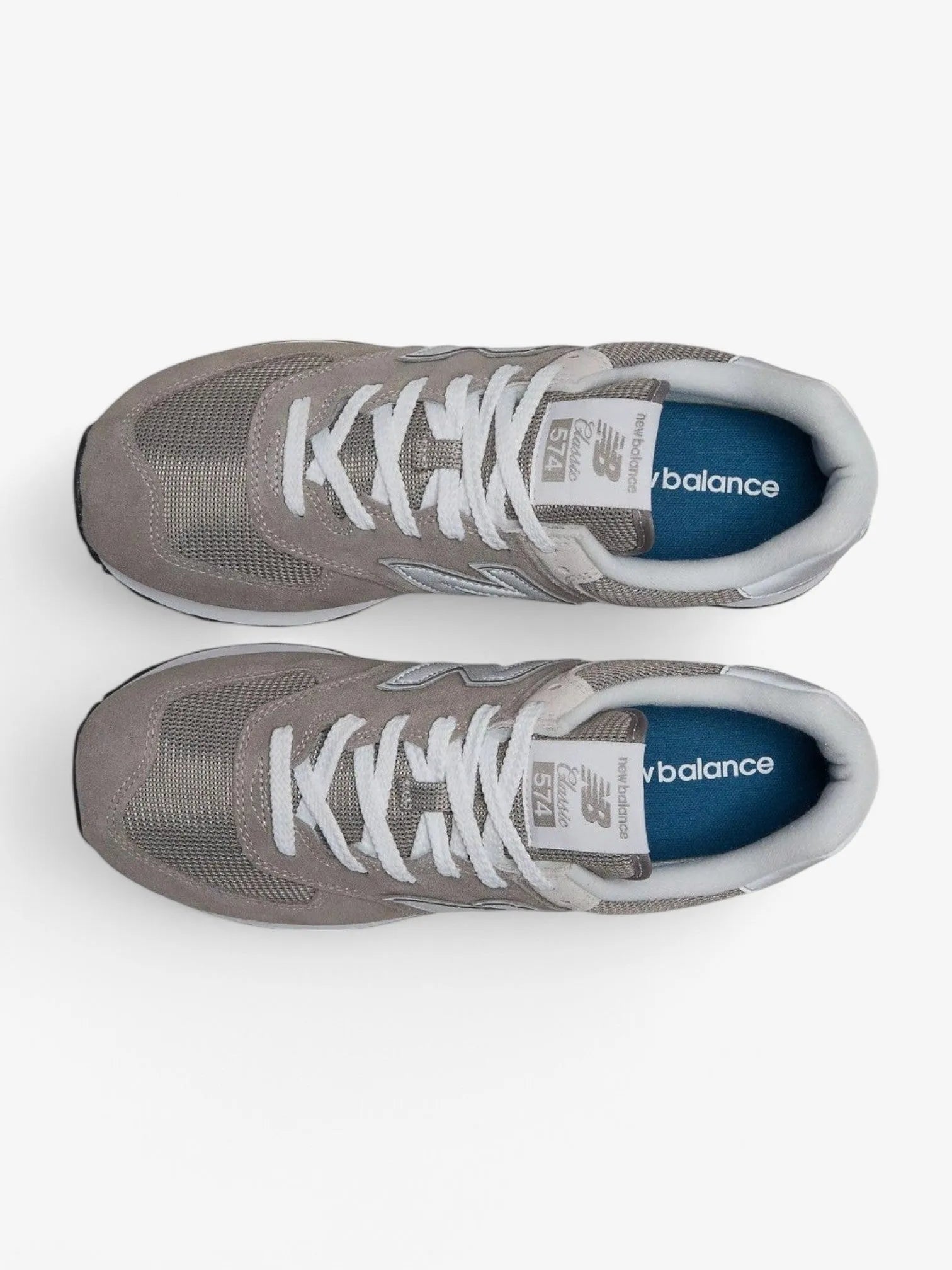 New Balance 574 Women's Running Shoes - Light Gray Sneakers for Casual Wear, Gym & Everyday Comfort