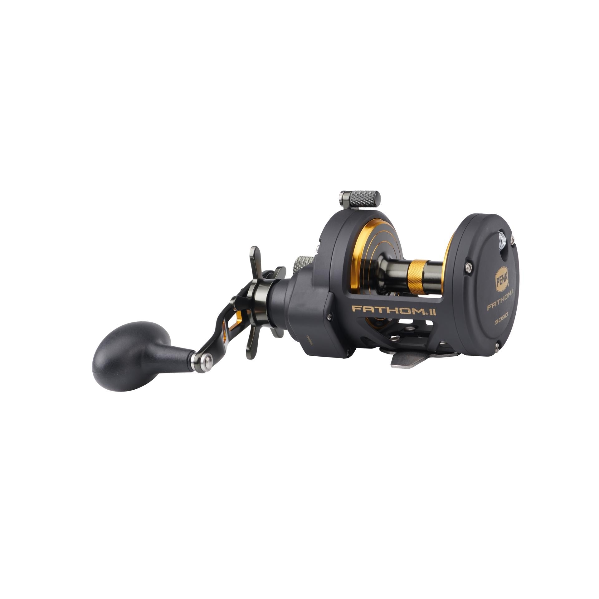 PENN Fathom™ II Star Drag Conventional Fishing Reel - Saltwater & Freshwater Fishing Gear for Offshore, Surf, and Boat Anglers