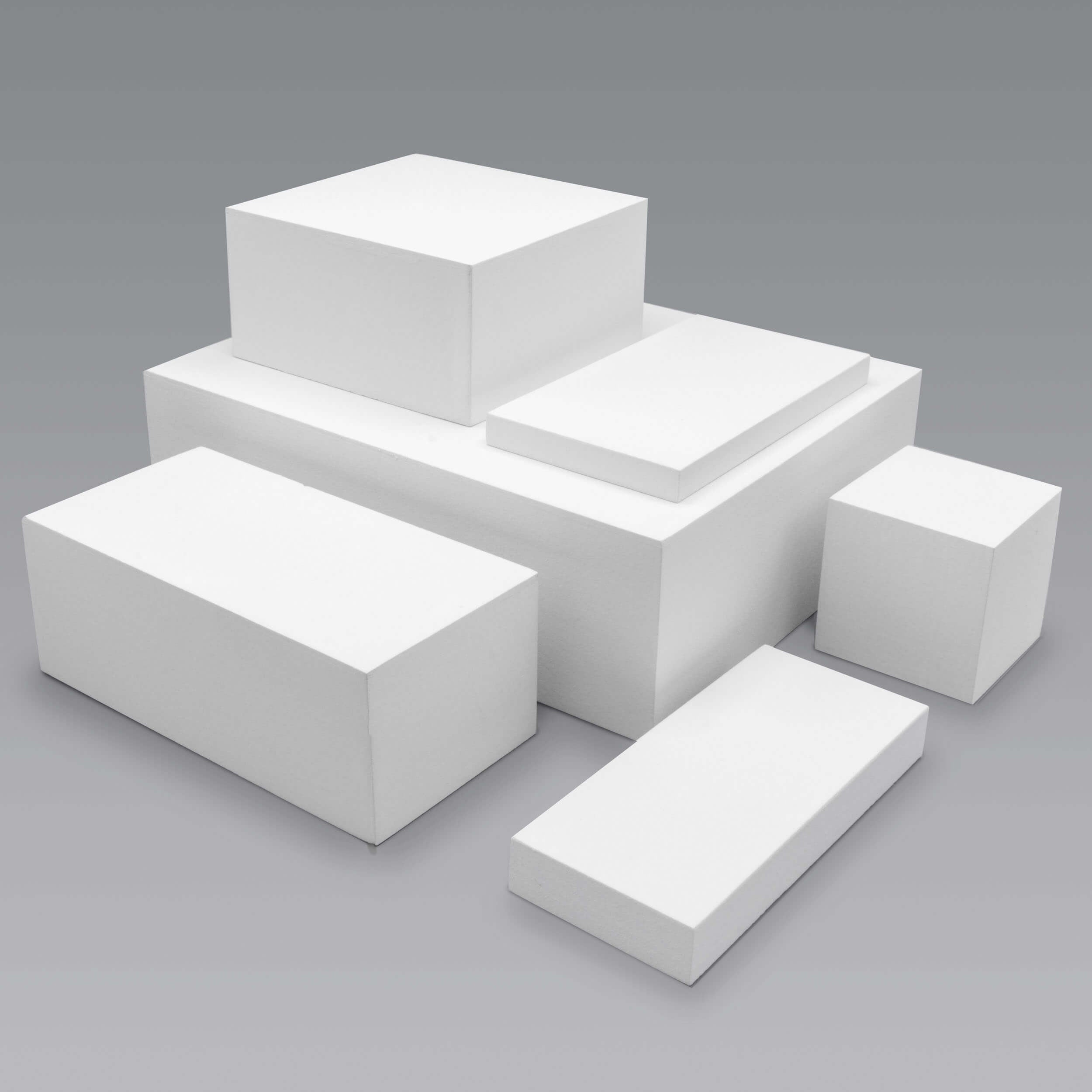 Flat Box 3D Styling Prop for Product Photography | Perfect for Ecommerce, Jewelry Display & Small Item Staging