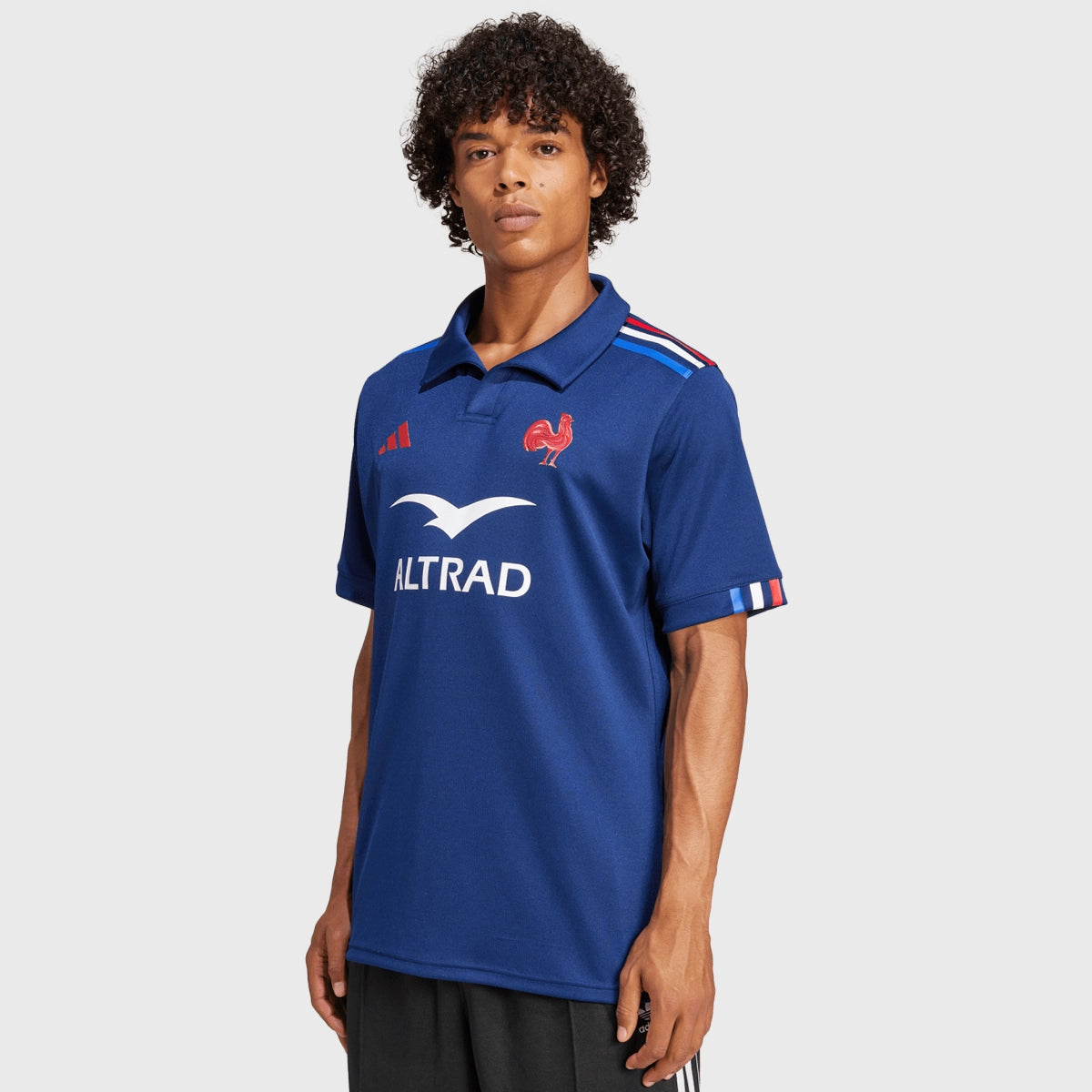 Adidas France Rugby Men's Home Replica Jersey 2024/25 - Official Team Soccer Shirt for Fans & Players - Perfect for Matchdays, Training & Sports Events