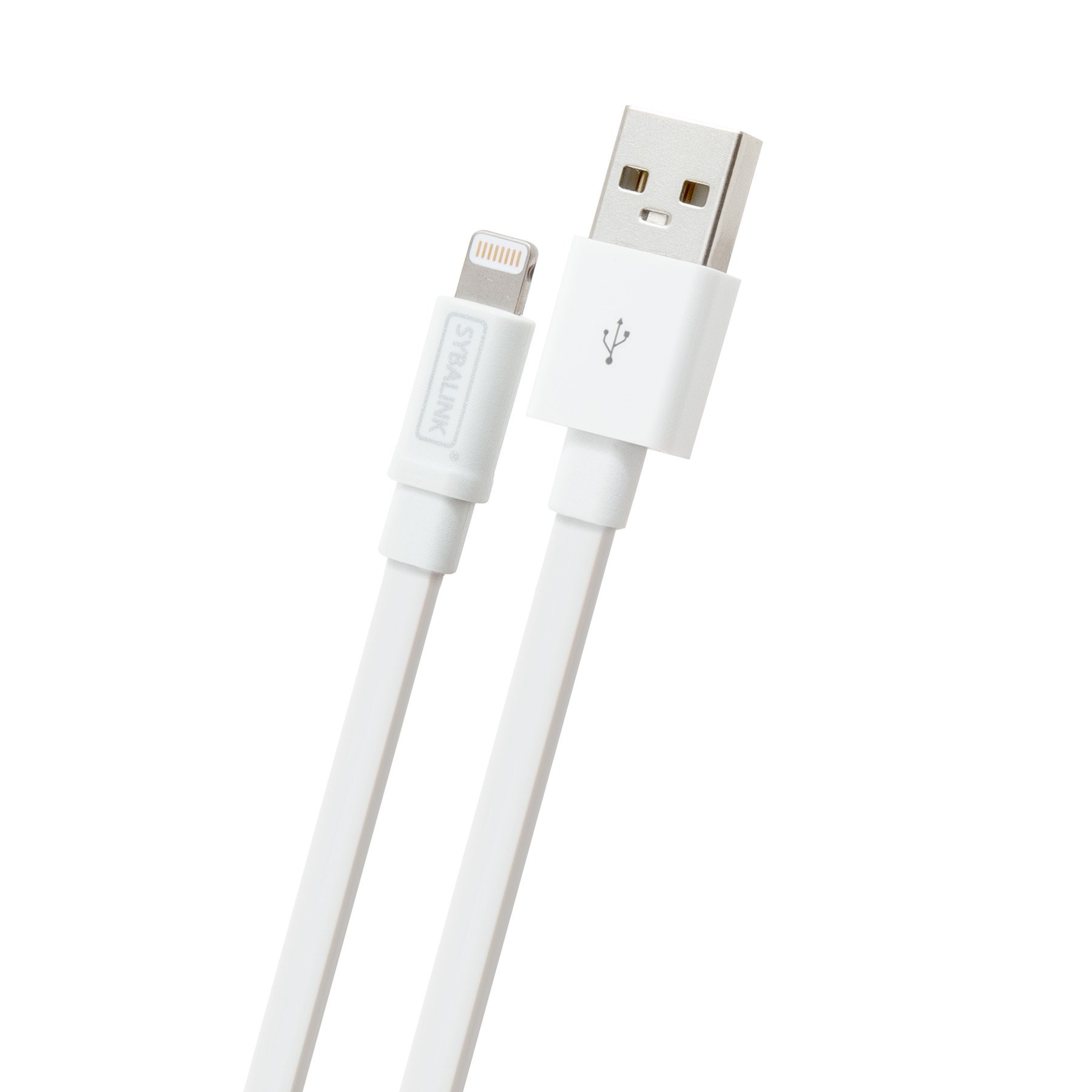 Syba SD-CAB20181 Lightning to USB 2.0 Charging & Data Sync Cable for iPhone iPad iPod - Fast Charging & Reliable Data Transfer for Home Office Travel