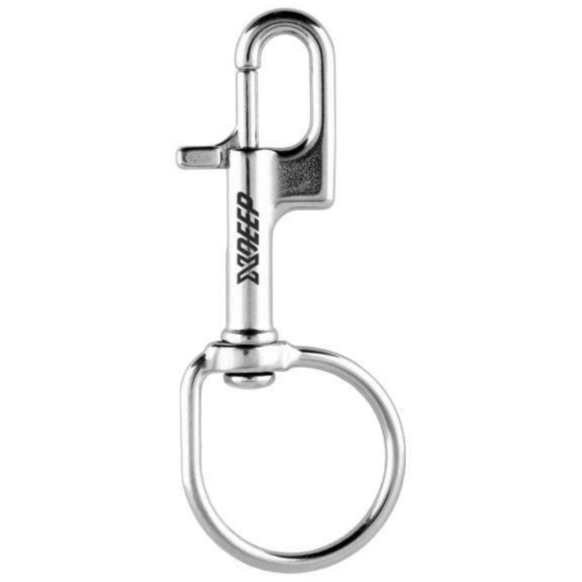 XDeep NX Series Large Single Ended Boltsnap 5PK - Heavy Duty Stainless Steel Carabiner Clips for Scuba Diving, Kayaking, and Outdoor Gear Organization