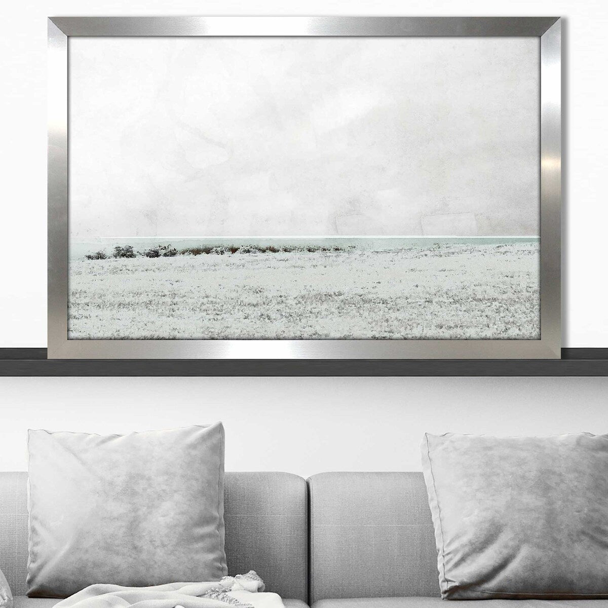 Barn View Print on Acrylic - Rustic Farmhouse Wall Art Decor for Living Room, Bedroom & Office - High-Quality Acrylic Glass Painting - Perfect Country Style Home Decoration