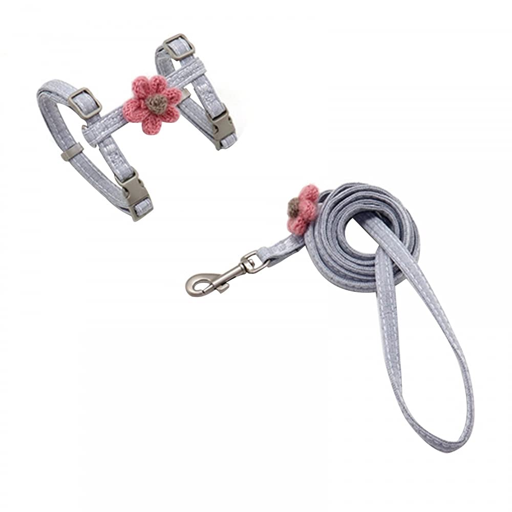 Adjustable Cat Harness & Leash Set for Small to Large Pets - Perfect for Outdoor Adventures