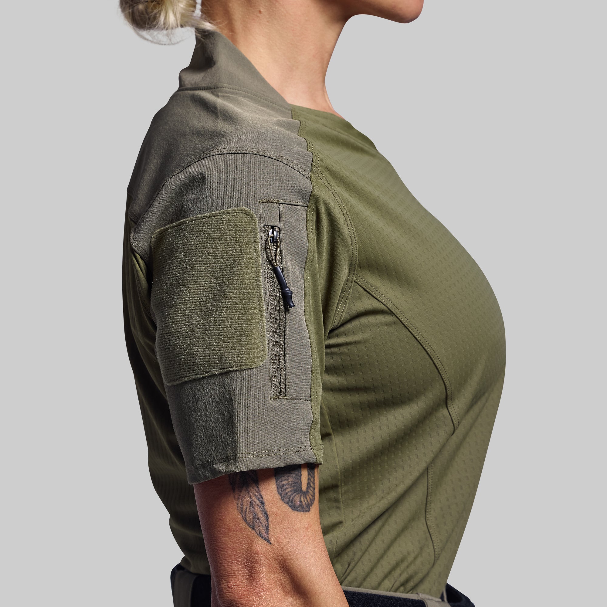 Women's Outdoor Performance Top Pro (OD Green) - Lightweight & Breathable Hiking Shirt for Trail Running, Camping & Adventure Travel