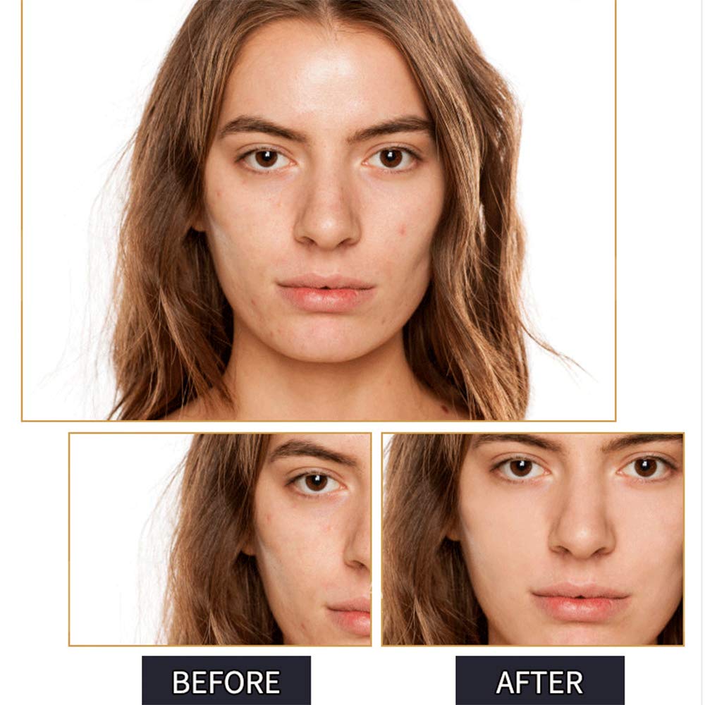 Waterproof SPF30 Hypoallergenic Foundation Makeup Cover Creamy Concealer - #102 Natural, Long-Lasting & Full Coverage for Daily Wear & Special Occasions