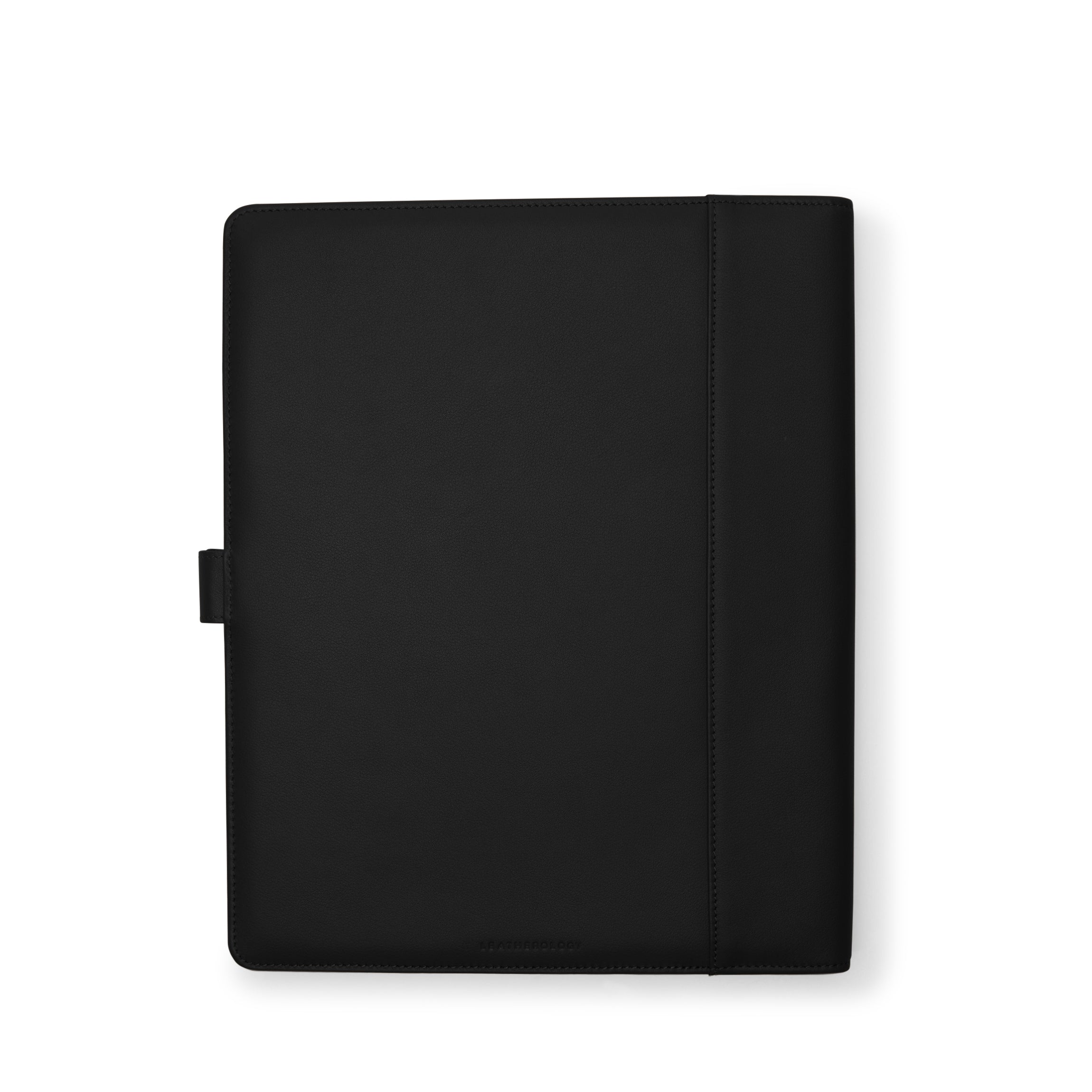 Professional Letter Snap Padfolio in Black Onyx - Perfect for Business Meetings, Presentations, and Office Organization