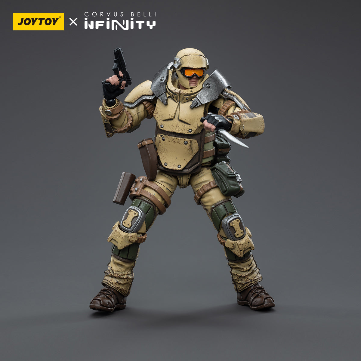 JOYTOY 1/18 Scale 3.75 Inch Infinity Ariadna Marauders 5307th Range Pack Action Figure Set (4 Pieces) - Perfect for Collectors, Wargaming & Tabletop Battle Scenes