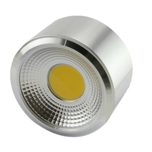 7W LED Ceiling Down Light with COB Chipset - Pure White 3000K-6500K Adjustable - Energy Saving Recessed Lighting for Bedroom, Kitchen, Hallway, and Office