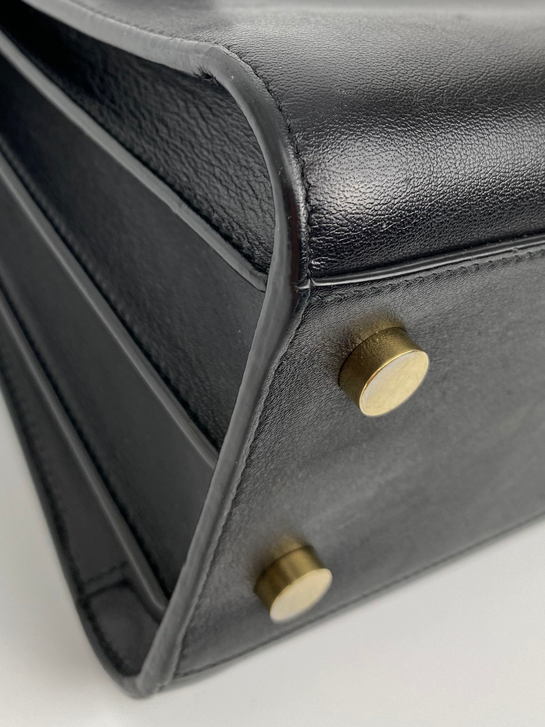 Saint Laurent Small Black Sac De Jour Tote Bag - Luxury Leather Handbag for Women | Perfect for Work, Travel & Everyday Use