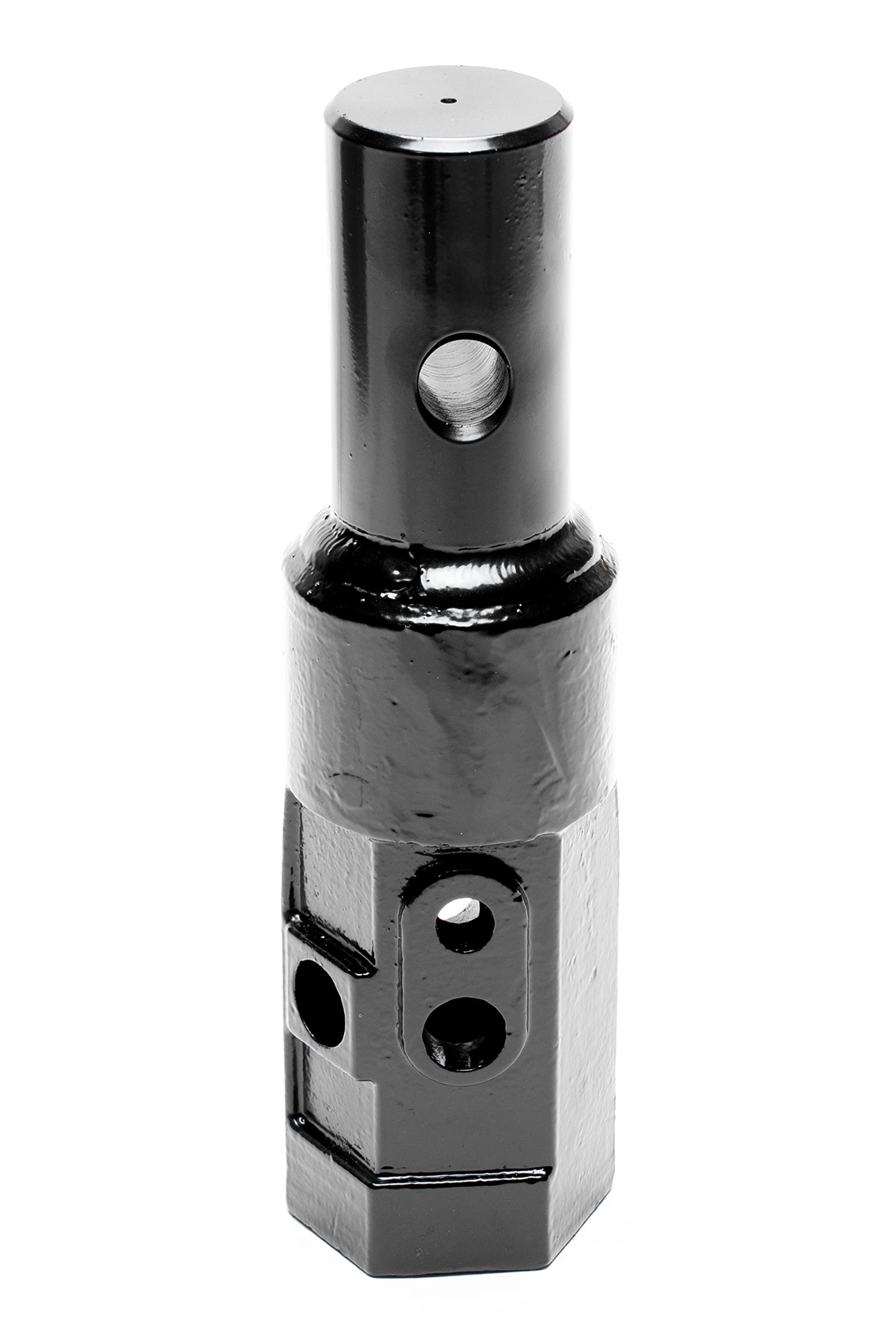 Heavy Duty Auger Adapter - 2 Inch Female Hex to 2-9/16 Inch Male Round Shaft Converter for Power Drills - Perfect for Landscaping, Farming & Construction Projects