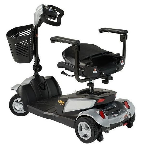 EV Rider CityCruzer 4-Wheel Mobility Scooter for Adults - Lightweight Electric Scooter with Long Battery Life - Perfect for Shopping, Travel & Outdoor Activities