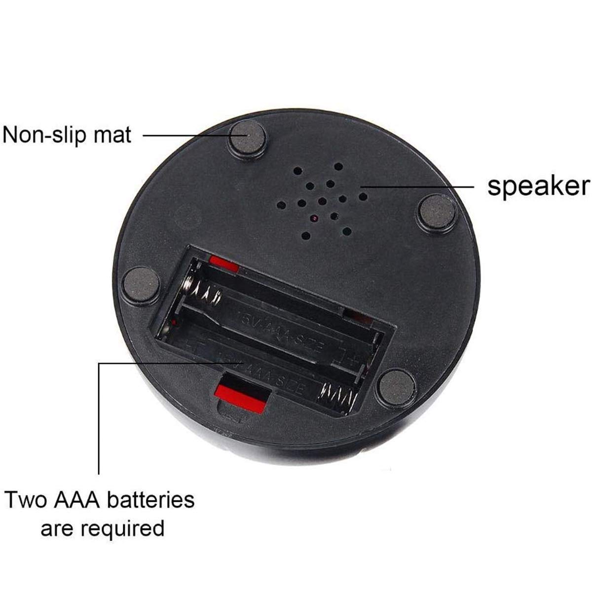 NO Button Desktop Sound Toy - Fun Stress Reliever & Party Game for All Ages | Great Gift for Holidays, Board Games & Office Stress Relief