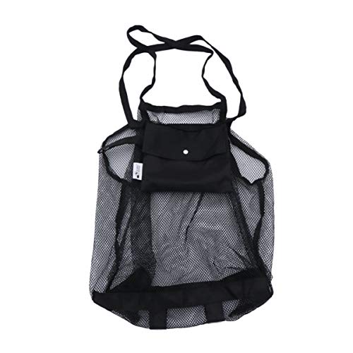 FENICAL 1pc Mesh Storage Bag - Lightweight Foldable All-Purpose Organizer for Shopping, Beach, Travel & Gym | Breathable Tote for Groceries, Toys, Laundry & Sports Gear