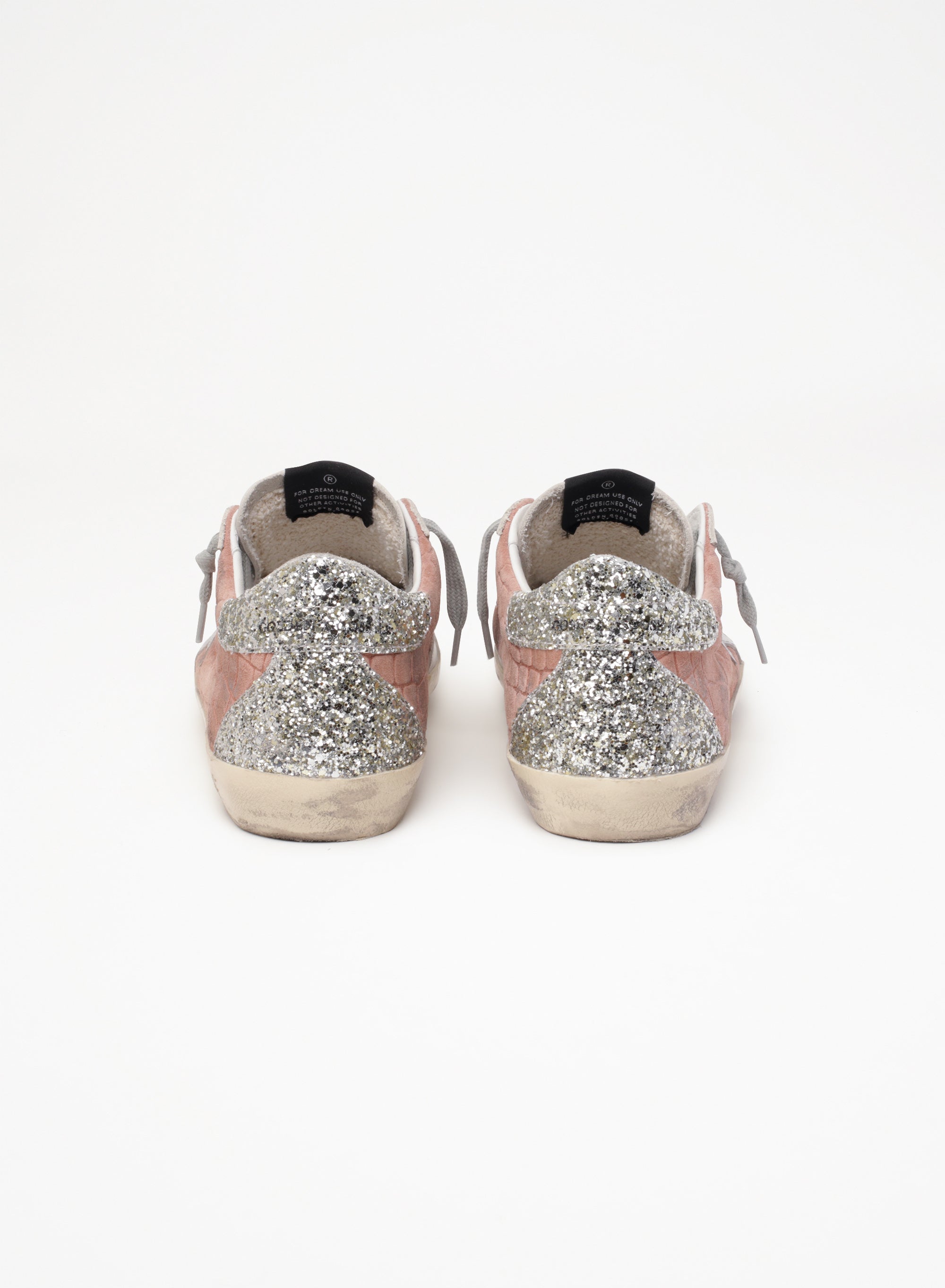 Superstar Cocco Print Sneakers with Glitter Heel - Trendy Women's Fashion Shoes for Casual Wear & Night Out