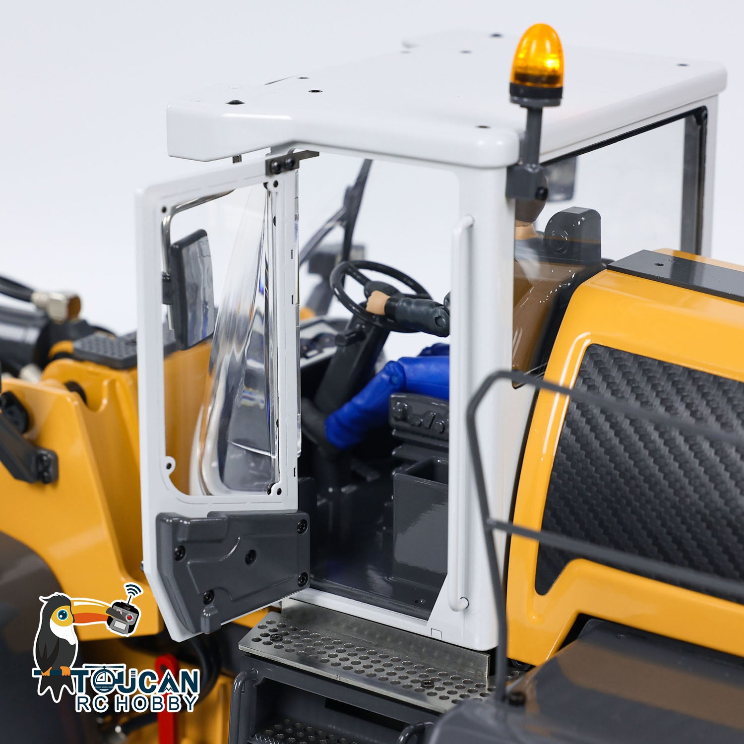 1/14 XDRC 580 Hydraulic RC Loader Metal RTR Remote Control Car - High & Low Speed Simulation, Painted & Assembled, Hobby Model for Construction Site Play & Collection