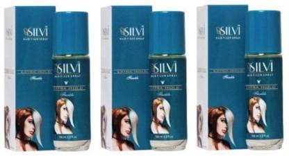 Silvi Strong Hold Hair Fixer Spray Gel for Men & Women - 30ml | Long-Lasting Styling, Frizz Control & Shine - Perfect for Daily Use, Parties & Special Events