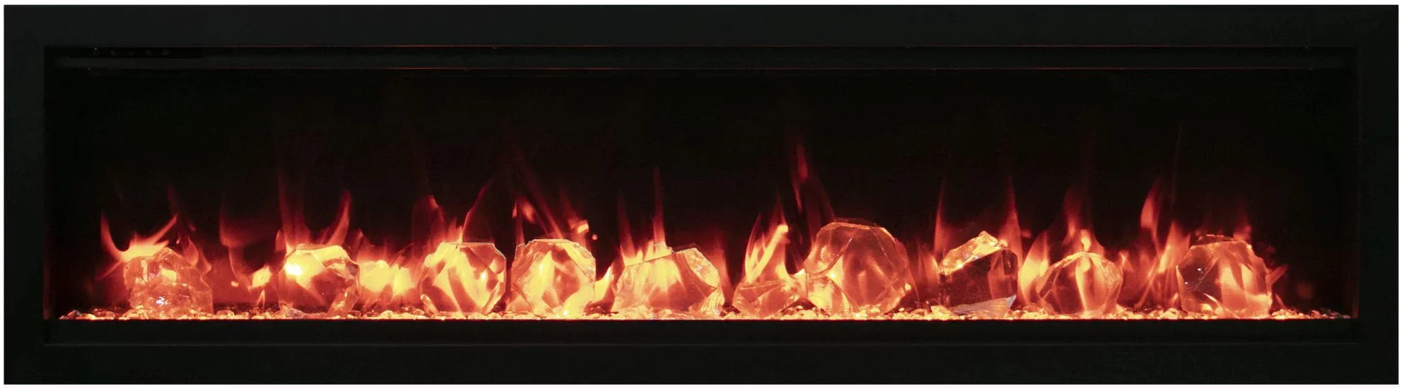 Amantii SYM 74 XT BESPOKE Symmetry Xtra Tall Electric Fireplace - Modern Heating Solution for Living Room, Bedroom & Office