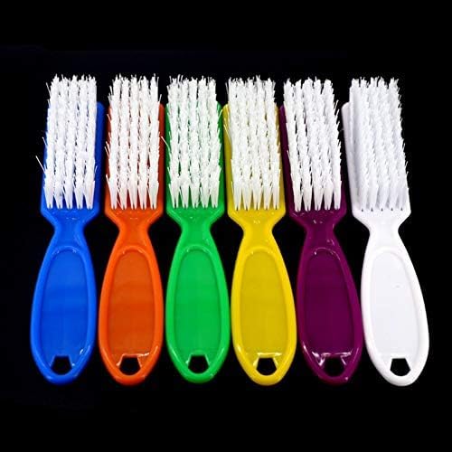 Professional Handle Grip Nail Brush - Manicure & Pedicure Tool for Deep Cleaning Nails and Toes - Durable Nail Scrub Brush for Home, Salon, and Travel Use (1-Pack)