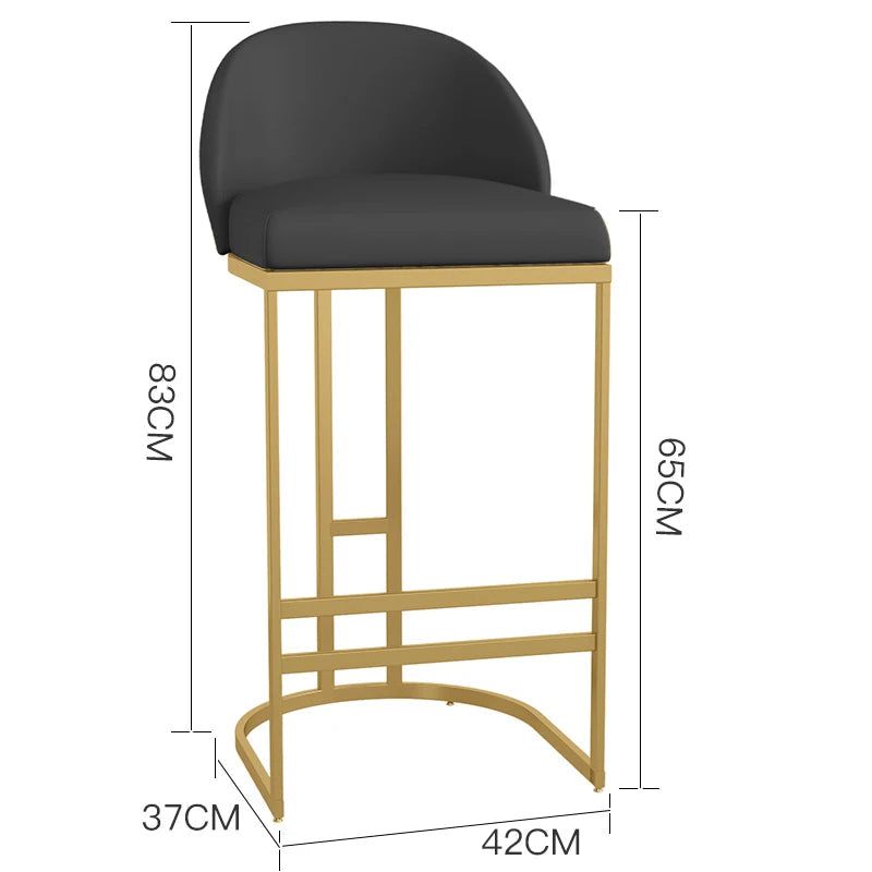 Minimalist Accent Bar Stools for Kitchen Counter - Modern & Stylish Dining Stools for Breakfast Nook, Bar, or Kitchen Island