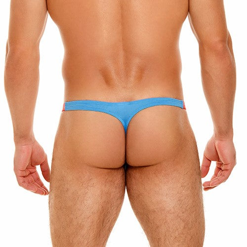 JOR Dante Thong for Men - Comfortable Blue Underwear for Daily Wear & Gym Workouts