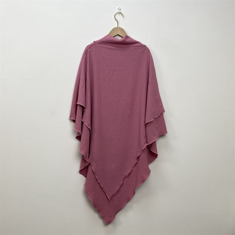 Premium Niqab Khimar Overhead Hijab - Modest Islamic Veil for Women - Perfect for Prayer, Daily Wear & Special Occasions