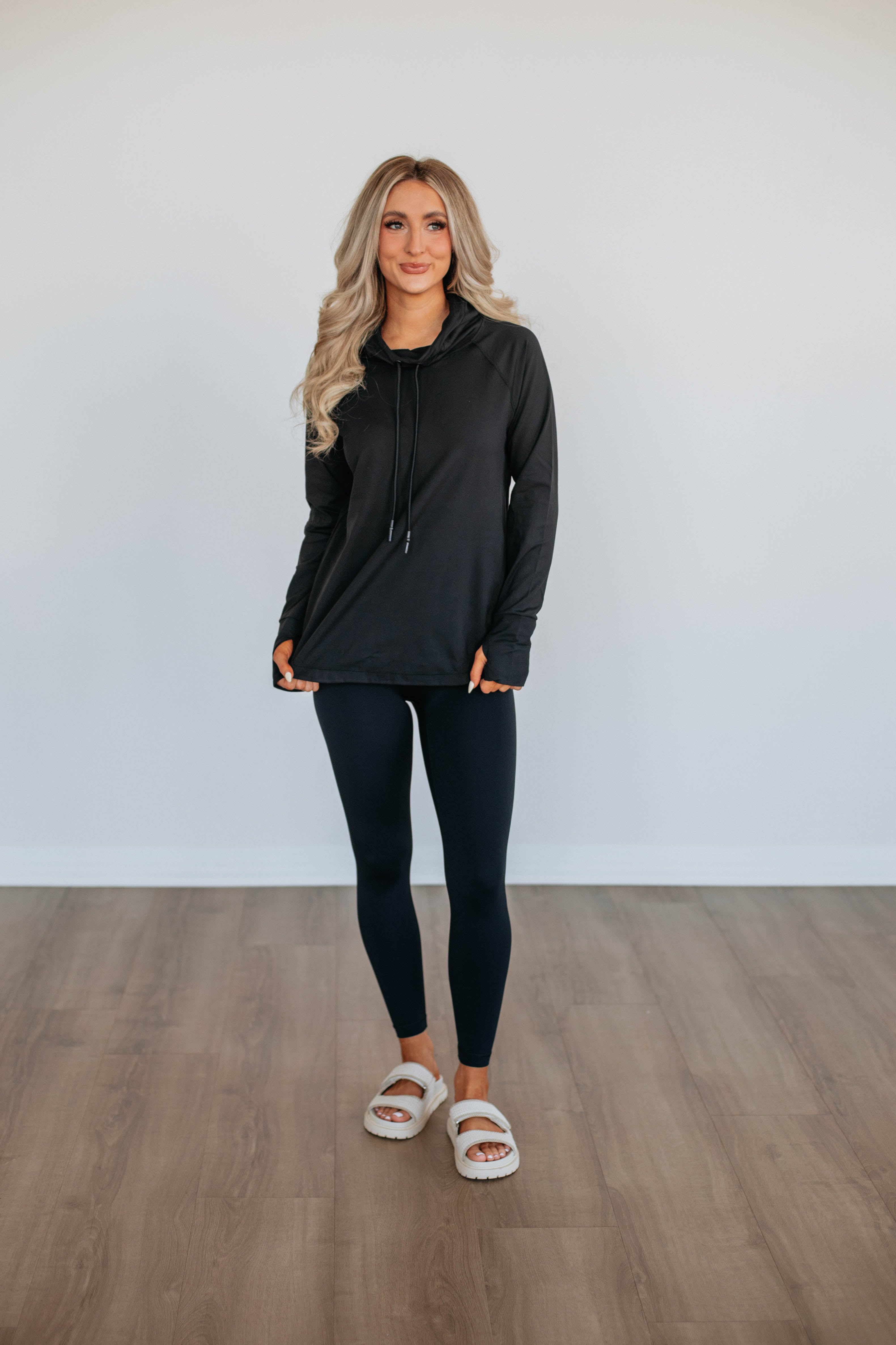 Alice Active Hoodie for Women - Black | Soft & Breathable Workout Hoodie | Perfect for Gym, Running & Yoga