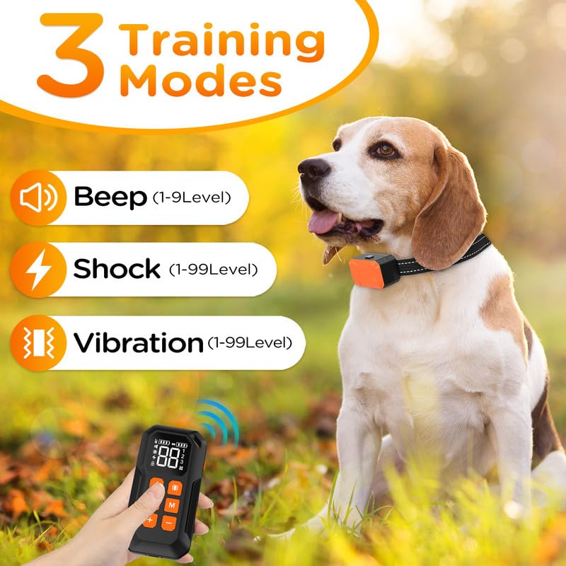 Wireless Dog Fence System - Electric Pet Containment with Remote Control Shock Collar for Safe Outdoor Training | Perfect for Backyards, Gardens & Large Properties